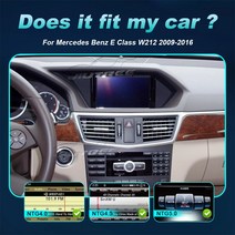 자동차 멀티미디어 플레이어 GPS 라디오 네비게이션 메르세데스 벤츠 E 클래스 W212 E200 - 안드로이드, 02 64GB CARPLAY_01 Eight Core