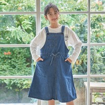 우연]주니어 아동복 봄가을신상 언제나 많은 청 데님 원피스