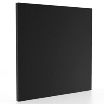TMS 고품질 흡음 음향 패널 블랙 - 2.5cm(1인치) 두께 61cm(24인치) x 61cm(24인치) Trademark Soundproofing, 36 x 24 x 2 _Black