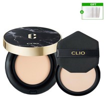 [NEW CLIO] 블랙마블 클리오 더블 커버킬 마그넷 팩트 에어 +순면화장솜3P, 21호  본품1+리필1+사은품, 참조