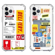 아이폰XS 아이폰X 투명 카드 휴대폰 케이스 DHL 바코드