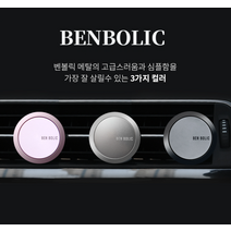 (3컬러) 벤볼릭 차량용품 자동차방향제 고급 디퓨져 외제차 제네시스 아빠 남친선물, 실버_헤스페리데스