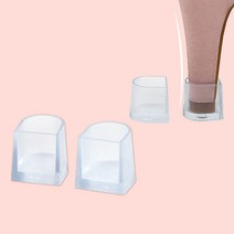 하이힐 구두 펌프스 뒷 굽 보호 보조 캡 2P DD-11992, L