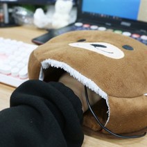 발열 히팅 마우스패드 USB 수족냉증 온열 캐릭터 곰돌이 귀여운, 상세페이지 참조