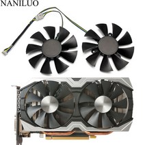 85MM 4PIN 쿨러 팬 교체 ZOTAC GTX1060 6 GB GTX 1070 미니 1050TI 그래픽 카드 냉각 GFY09010E12SPA GA91S2H, 기본
