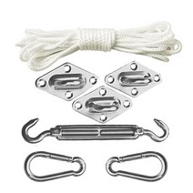 아이스타스 타프 썬쉐이드 차양막 연결부품 세트, 삼각 연결부품세트