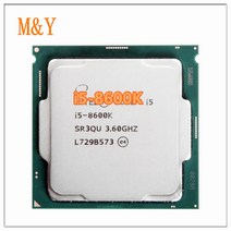 코어 i5 8600K 3.6GHz 6 스레드 CPU 프로세서 9M 95W LGA 1151, 한개옵션0