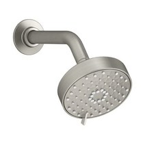 KOHLER K-72419-BN Awaken G110 다기능 샤워기 생생한 브러시드 니켈, Showerhead, Showerhead, 2.0 GPM