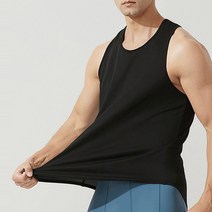 스토리원 남성 1+1 메쉬 나시 슬리브리스 레이어드 운동복 JG-SSTE002