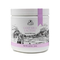 MT. CAPRA SINCE 1928 | Goat Milk Lactose Powder Pure Milk Sugar from Goats Boost Beneficial Gut Ba, 1, 13.8 Ounce (Pack of 1)