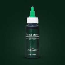 셰프마스터 식용 색소 (65g/20g)수용성 / (57g/3g) 지용성 베이킹 초콜렛 초콜릿, 65g포레스트그린