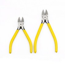 플라스틱 사이드 커터 커팅 펜치 대각선 전기기사 케이블 수공구, [01] 5 Inches, [01] YELLOW
