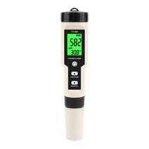 새로운 YY-400 수소 이온 농도 수질 테스트 펜 PH / ORP / H2 및 TEM 4 1 디지털 음용수 미터, 하나, 검정, 흰색