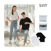 [스토리핏] 오가닉 면100 튜블러 티셔츠 8종 (4+4 PACK)