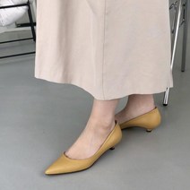 여자 키튼힐 뾰족코 키큰녀 기본펌프스 구두
