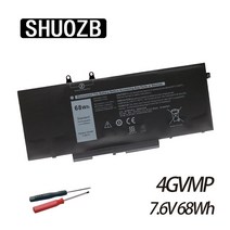 최신 4GVMP Dell Latitude 5400 5410 5500 Precision 3540 3550 Inspiron 7590 2-in-1 시리즈 C5GV2 P42E001 7.6