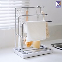 MCOMPANY 주방 싱크대 행주 걸이 미니 수건 건조대 걸이대 타올 거치대 스탠드 건조 소형 선반 고무장갑 수세미 받침대 홀더 2단 3단 물빠짐 스텐 욕실 랙 철제 <레아>, 레아 행주걸이” class=”wr-img”></a></div></div></div></div><div class=