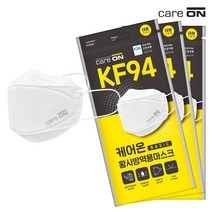 케어온 FDA더마CE 베이직 황사방역 KF-943D 마스크 흰색 3Px20팩, 단품, 단품