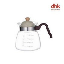 DHK 직화 내열 유리포트 유리주전자 주전자 내열유리 티포트, DHK 직화 내열 유리포트 1L