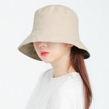 마인드맵 메리 린넨 남자버킷햇 여성 데일리 벙거지
