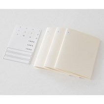 디자인필 미도리 MD노트 A5 라이트 3권세트, 방안지 3권