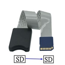 연장케이블 이어폰 usb 핸드폰 충전 카드 여성 마이크로 남성 유연한 카드 확장 케이블 익스텐더 어댑터 리더 드롭 선박 10 -60, 60cm, SD-SD