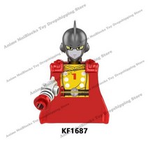 KT1007 KT1009 KT1011 KT1020 KF6142 드래곤볼 Z 손오공 베지터 트렁크 쿠리린 미니 액션 장난감 피규어 어린이 조립 인형 선물, 라이트 핑크
