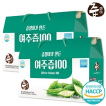 즙쟁이 여주즙 30포 x 2개, 2400ml