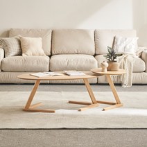 리바트 세계가구 말라카 오크 티테이블 오크