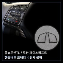 MODNEY 핸들 버튼 프레임 몰딩 카본 수전사 2p 세트, 2개