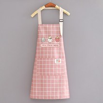 새로운 앞치마 여성 주방 가정 남성과 여성 요리 한국어 버전 작은 신선한 앞치마 성인 크리 에이 티브 작업복, 10