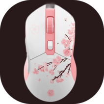 매크로 세트 내장 게이밍 마우스 유무선 듀얼 모드 930mAh 충전 배터리, 해외출고, Blue