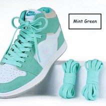 테니스 스트링 거트 에어 포스 신발 끈 스니커즈 캔버스 남성용 여성용 36 색상 농구화, 140cm, Tiffany green