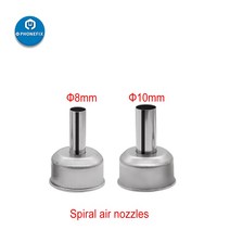 인두 납땜ATTEN ST-862D 핫 에어 솔더링 스테이션 저항 노즐 8/5/12mm 스트레이트 나선형 열 슬리브 입 교, 03 Straight -12mm