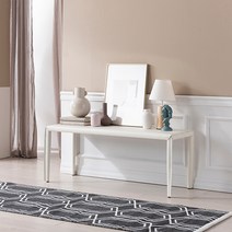 리바트 스키니 6인 가죽 식탁벤치의자(3색), 그레이