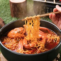 푸킹 리얼 홍게라면 3인세트 / 홍게1마리(게딱지+붉은대게장+홍게다리)+액상스프+라면사리, 홍게라면1인세트A(붉은대게장) X 3개