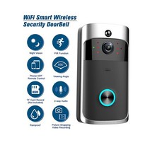 스마트 초인종 비디오 wifi 야외 도어 벨 방수 ip65 인터콤 카메라 홈 xbell app 무선 도어 폰 카메라, 없음