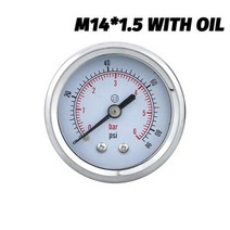 휠캡 tpms 젠더 자동차 휠 프로텍터 락볼트 Y50z 축 수압 게이지 스테인레스 스틸 쉘 스레드 연결 휴대용 진공 압력, 0-0.1Mpa+04