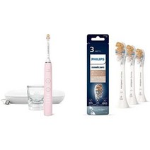필립스 소닉케어 다이아몬드 클린 9000 전동칫솔 핑크 HX991172, 블랙/여행케이스포함 + 브러시 세트