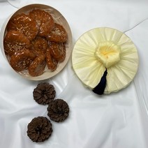 한결맛담 약과 보자기포장 선물 세트 찹쌀 수제약과 장인 한과 맛집, 정성 아이보리