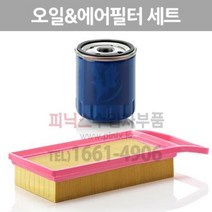 푸조 407 2.2(3FY) 오일필터&에어필터 세트 [2004년~2009년] 가솔린. 에어크리너 p024764