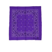 [Weshop][I.SHALOM] 아이샬롬 24 다용도 면스카프 - 등산스카프/반다나/Cotton 100% 손수건, 퍼플 1장