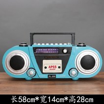 옛날티비 TV 레트로 빈티지 카페 인테리어 소품 80 년대 구식 라디오 바 데스크탑 장식, 68 옅은 분홍빛이 도는 회색