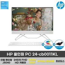 HP 올인원 PC 24-cb0011KL 펜티엄 일체형 PC 24인치 인강용 사무용 (8GB+256GB 변경), 32GB, NVMe 1TB
