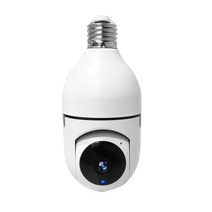 전구형 무선 CCTV 간편 설치 360도 회전 매장 사무실 창고 실외 홈캠 베이캠, 적외선야시 + 무 + 1080p + 3.6mm