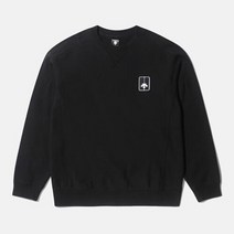 데상트 M 데상트긴팔티 UQC SN323UHT91-BLK 기모 코튼 테리 그래픽 맨투맨 / BLK0