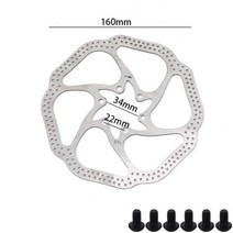 뜨거운 판매 3 구멍 6 디스크 브레이크 조각 로터 160mm 전기 스쿠터 스크류 액세서리, style D