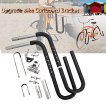 1 세트 20 인치 업그레이드 된 서핑 보드 캐리어 마운트 홀더 자전거 브래킷 랙 좌석 포스트 스쿠터 오토바이, 자전거 용