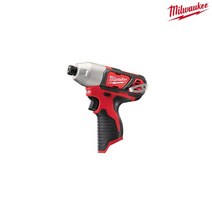 밀워키 충전임팩드라이버M12 BID 0C 12V 본체 베어툴