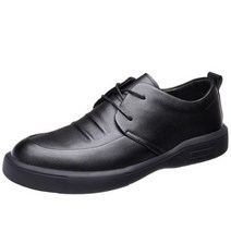 남성캐주얼화 정장구두 편한 면접 봄 남성 가죽 신발 3844 미끄럼 방지 고무 밑창 비즈니스 캐주얼 2023